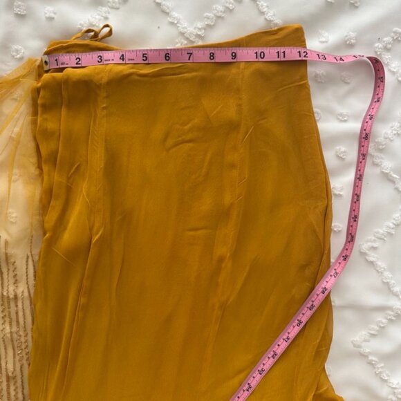 Shloka Khialani Ahora Mustard Lehenga, XS - Picture 8 of 10